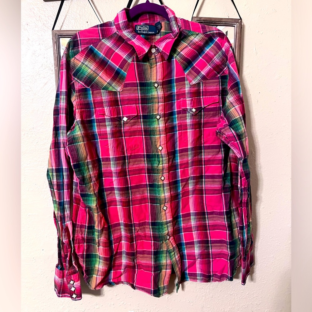 Polo Ralph Lauren Pink Western Shirt